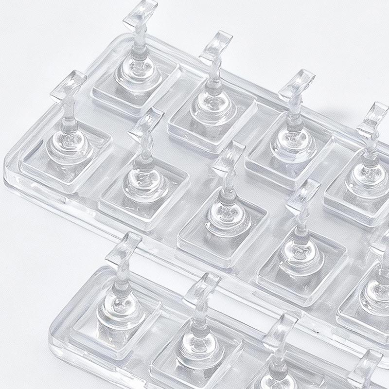 1/5/10 Gitter Nicht-Magnetischer Nagelständer Muster Nägel Display Nagellackhalter Nagelspitzen Wiederverwendbar