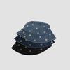 Chrysanthemum Embroidered Cowboy Four Seasons Smiling Face Small Mask Fisherman's Hat Female Ins Sunscreen Sunscreen Hat