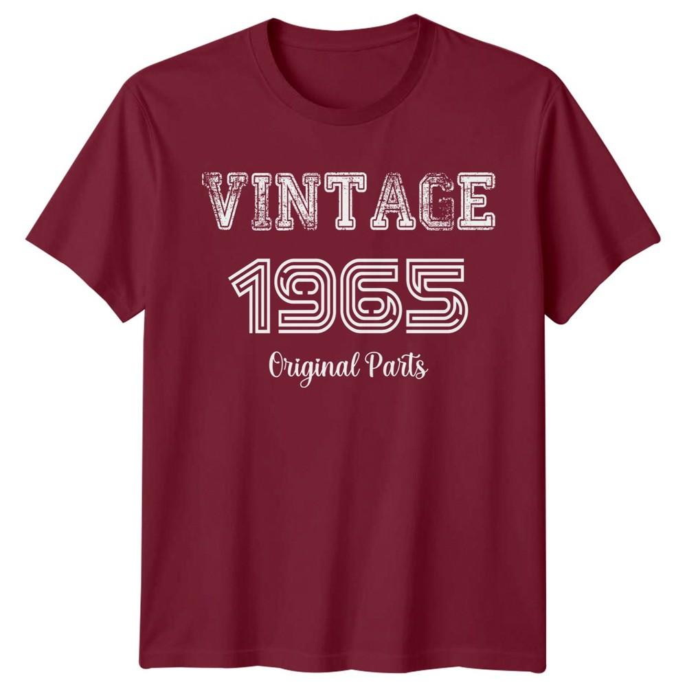 Vintage 1965 Original Parts 61st Birthday Unisexs TShirt Retro Gift