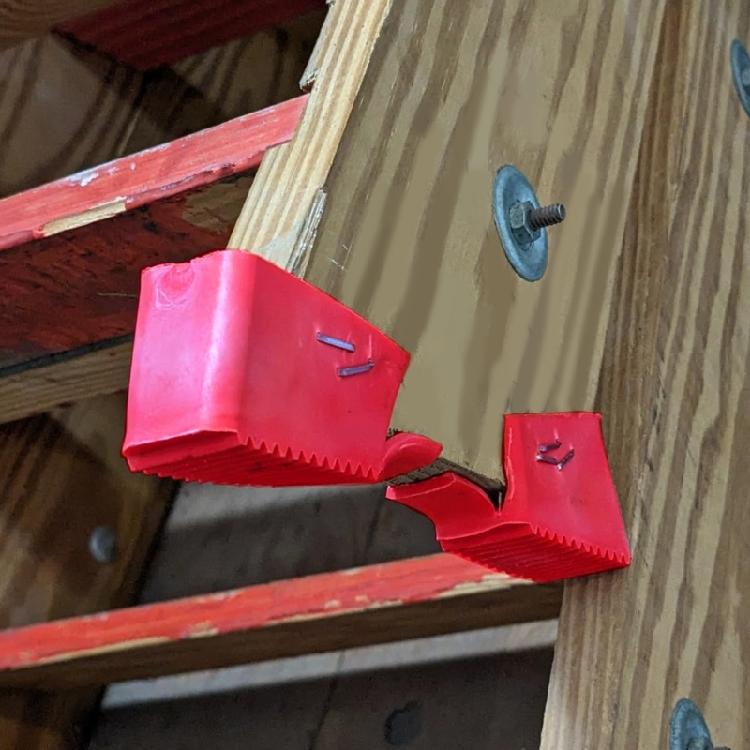 4 Stuks Ladder Voetkap Voetkap Rubberen Kappen Meubelpoten Bodem voor Trap Ladder Voeten Beschermkussen Accessoires
