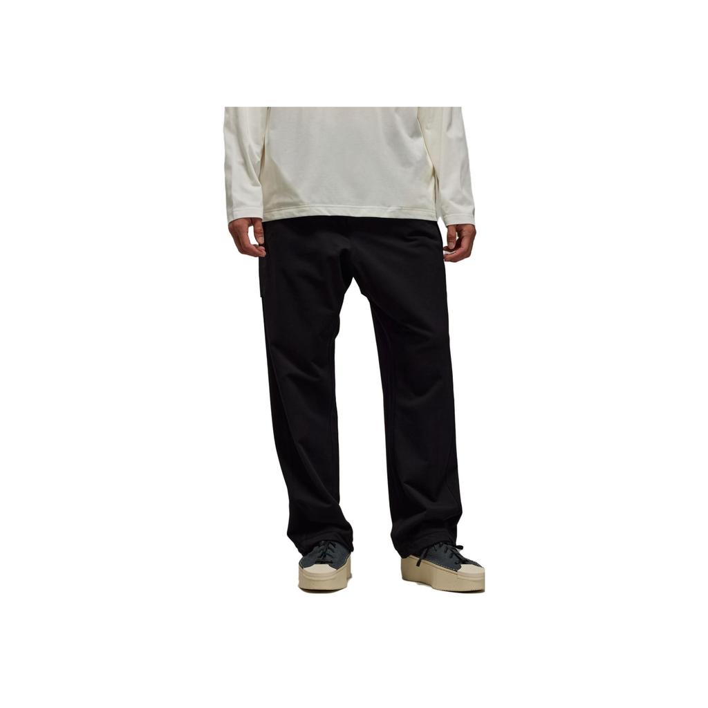 Adidas Y-3 Stretch Terry Pants Black Men Streetwear IL3071