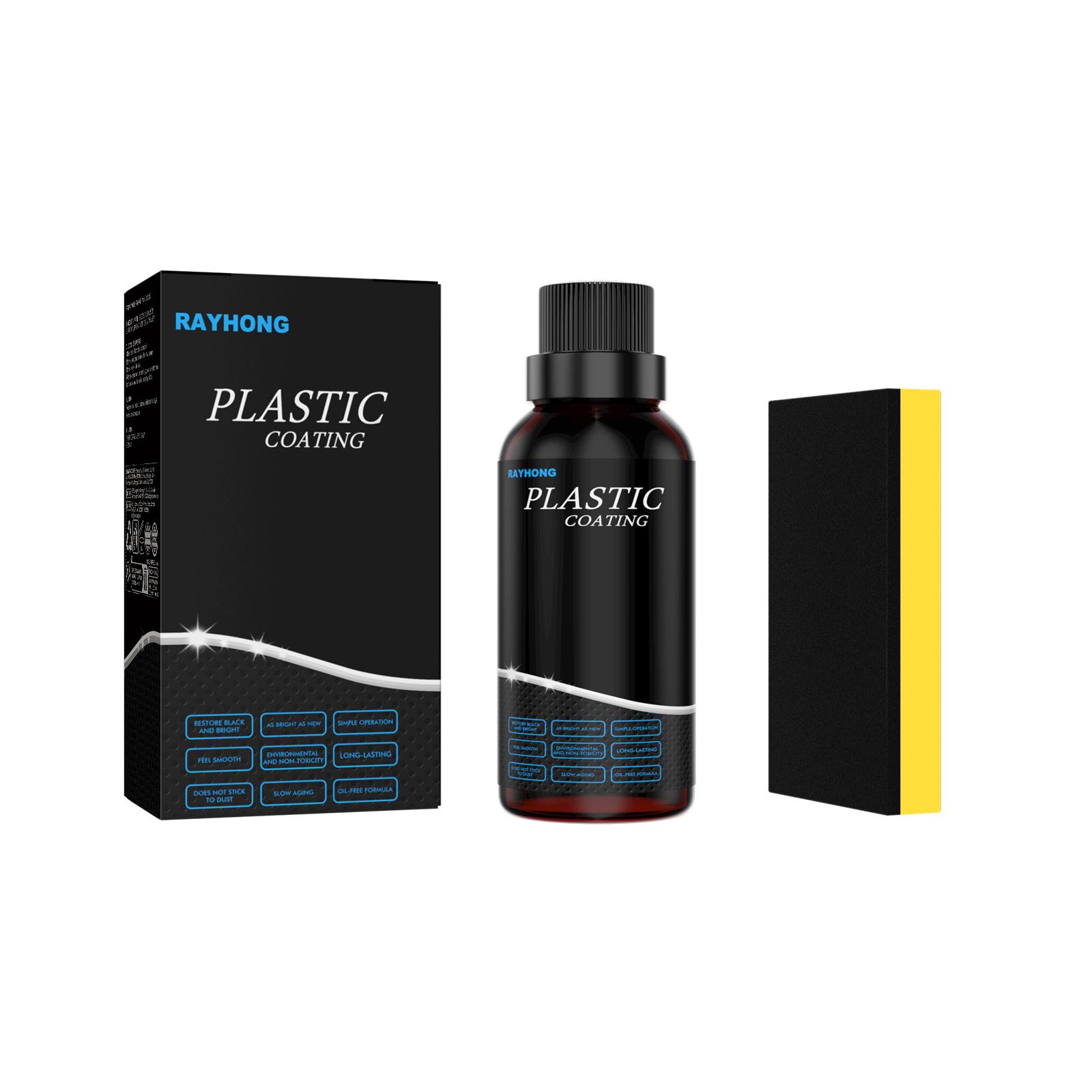 Rayhong Car Plastic Refurbishment Cleaning Agent Longlasting Waterproof Coating Leather Restore Auto Polish Cleaning Products
