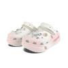 Crocs Crush Clog EVA Strawberry Fruit Buckle Hand-Painted Graffiti Casual Fashion Versatile Hole Shoes Unisex White