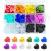 150Pcs Rubber Pin Backs Locking With Storage Case Keepers for Brooch Tie Hat Badge