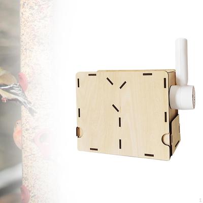 Stroj na foukání krmiva pro ptáky Wind Sheller s ventilátorovým separátorem Lehký rozdělovač Přenosný DIY Dřevěný