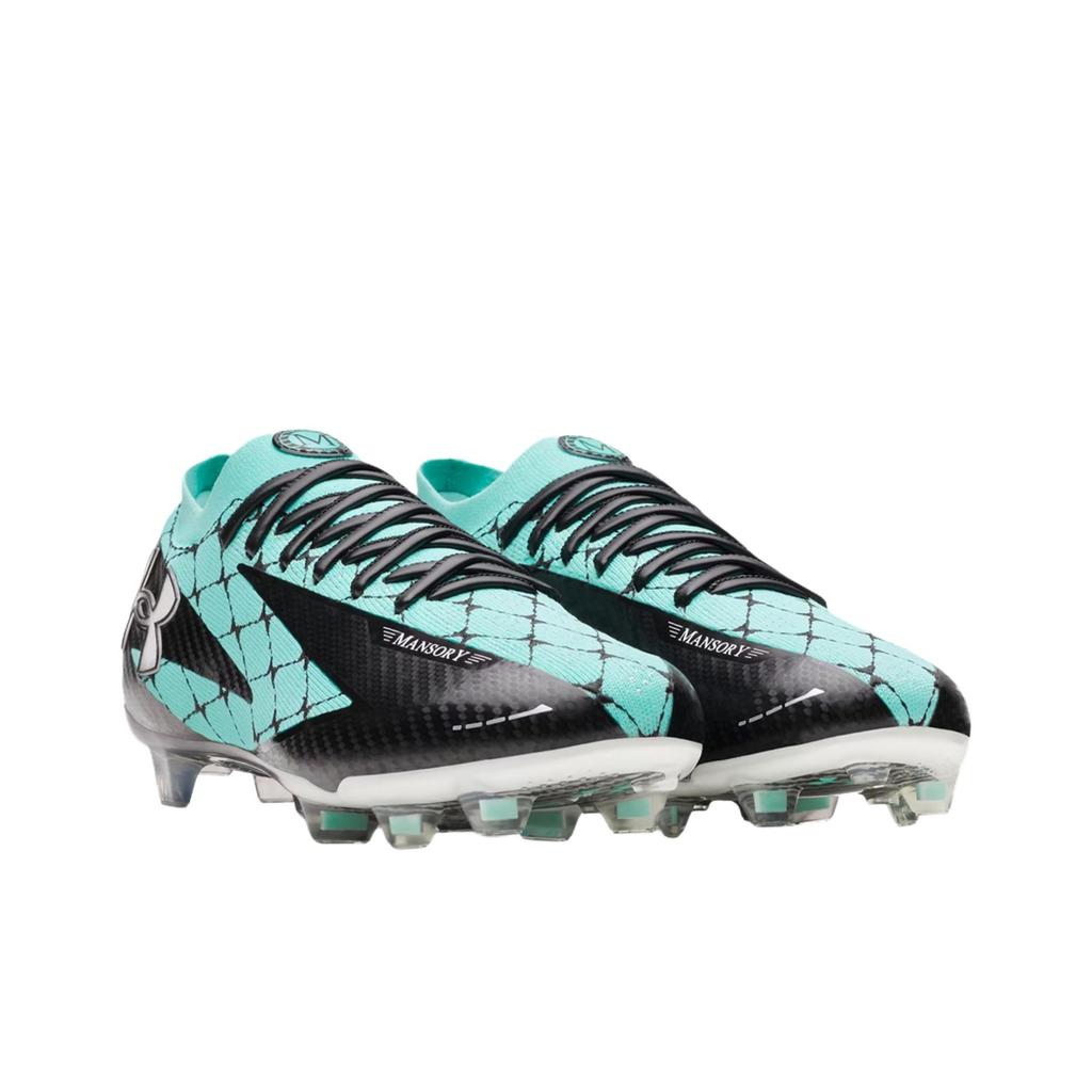 Under Armour Mansory X Shadow Elite 3 Bequeme Strapazierfähige Wasserdichte Fußballschuhe Unisex Fußballschuhe Blau Schwarz 6009163-425