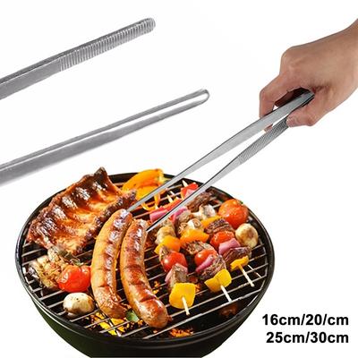 Nerezové dlouhé kleště na jídlo Grilovací BBQ nářadí Kuchyňské nářadí Gadgets