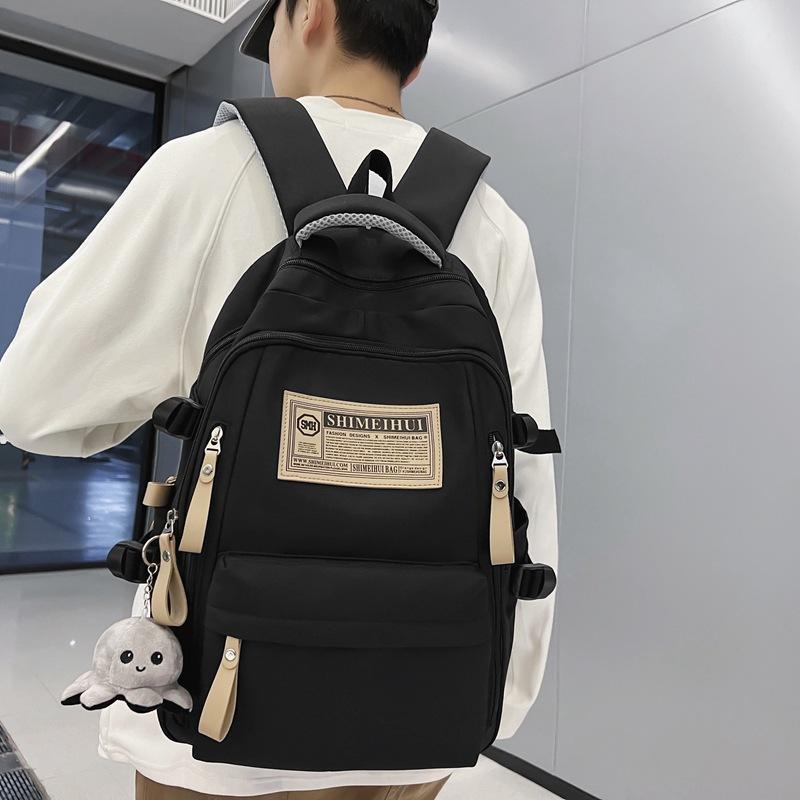 School bag backpack for girls, INS style student backpack, high school girls, college students, large capacity backpack for men