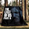 1pc The Last of Us Part Outdoor Flannel Blanket, Cozy & Warm Soft Te Playful Design, Napping Camping,