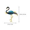 2Pcs Flamingos Napkin Rings Reusable Elegant Table Setting Accessories for Christmas Easter Valentine's Day Napkin Decor Buckle