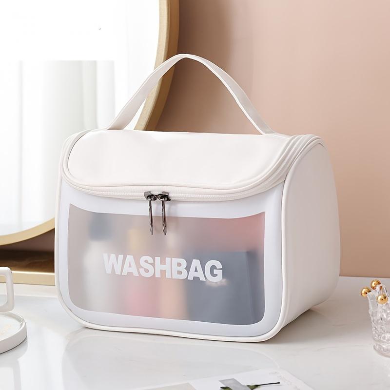 

Travel with this toiletry bag - perfect for makeup, accessories, and more! білий