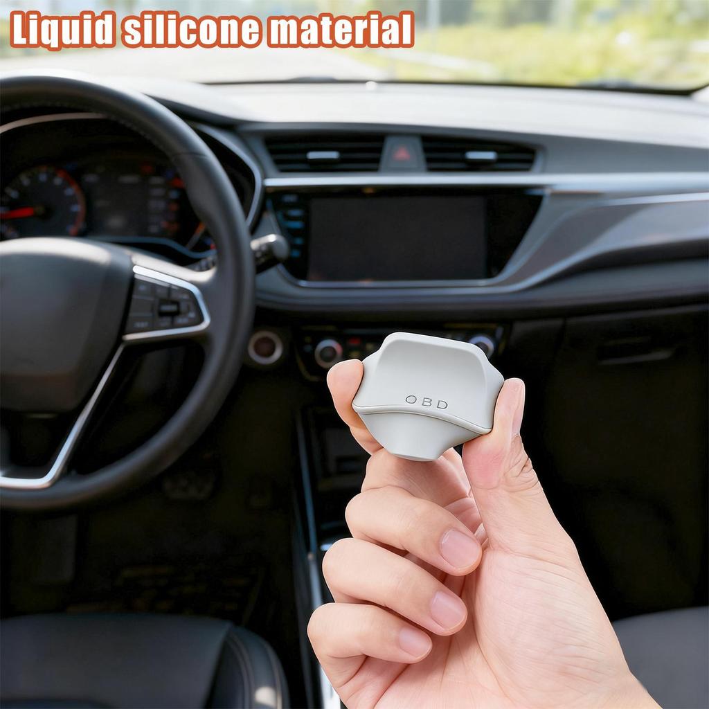 OBD Port Cover OBD Port Protective Cover Interface Socket Protective Sleeve For Cargo Golf Cart Sedan Truck SUV Van RV