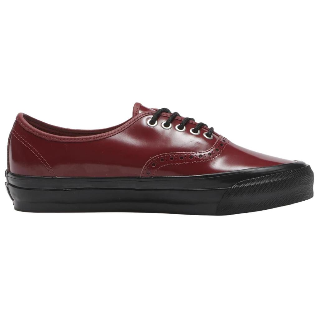 Vans Authentic 44 Breathable Skateboard Shoes Unisex Red Black VN000V33BKA