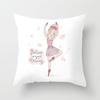 Ballet Dance Girl Pillow Cover Home Material Sofa Pillow Cushion Cover Ins Style Sleeping Side Premium Durable