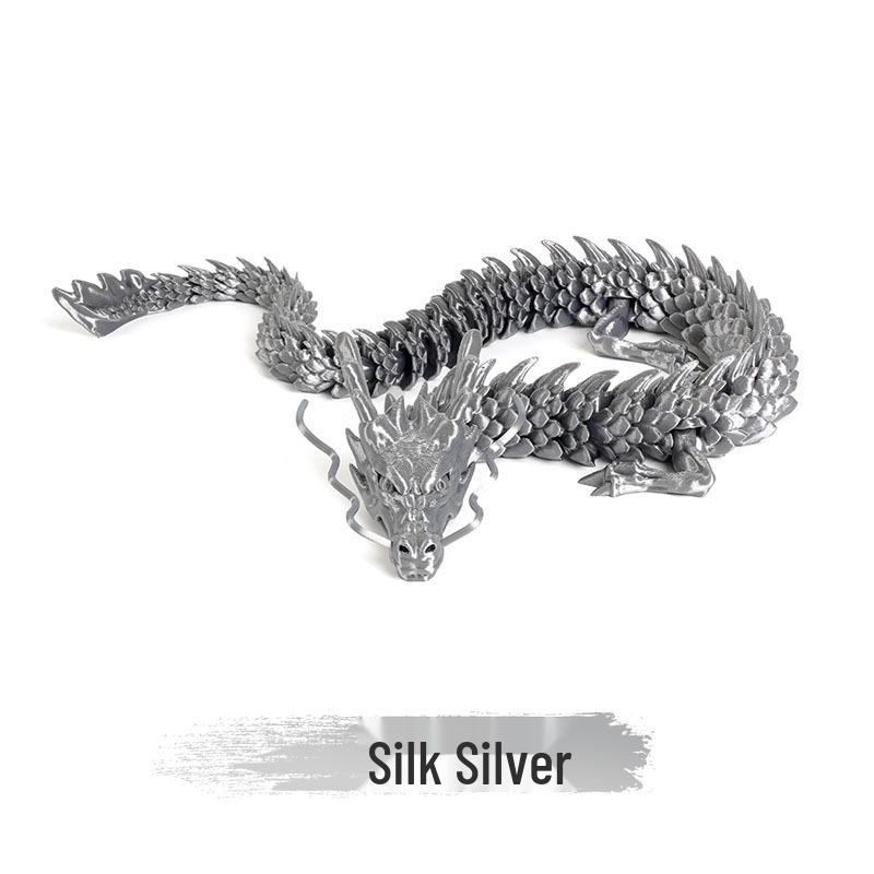 3D Printed Chinese Dragon Egg Ornament Toy Figurine Gift Craft