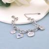 Bracciale con Charm Spirituale Lokaer Color Oro Acciaio Inossidabile Catena con Sole Occhio Maligno e Mano di Fatima per Donne Gioielli Protettivi B25057