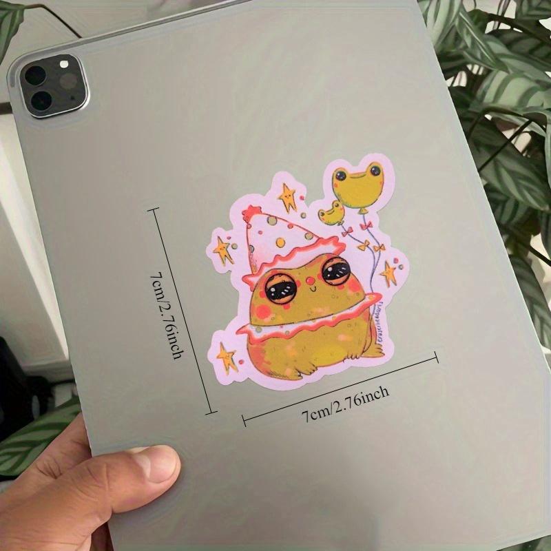 Clown Frog Sticker | Waterproof Sticker, Cute Frog Sticker, Clowncore Sticker, Toad Stickers, Cottagecore Sticker, Original Art