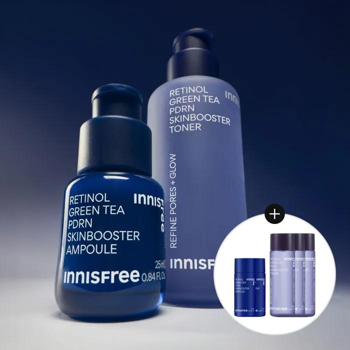 

Ретинол PDRN Бустер для кожи Ампула 25 мл + Ретинол PDRN Бустер для кожи Тонер 170 мл