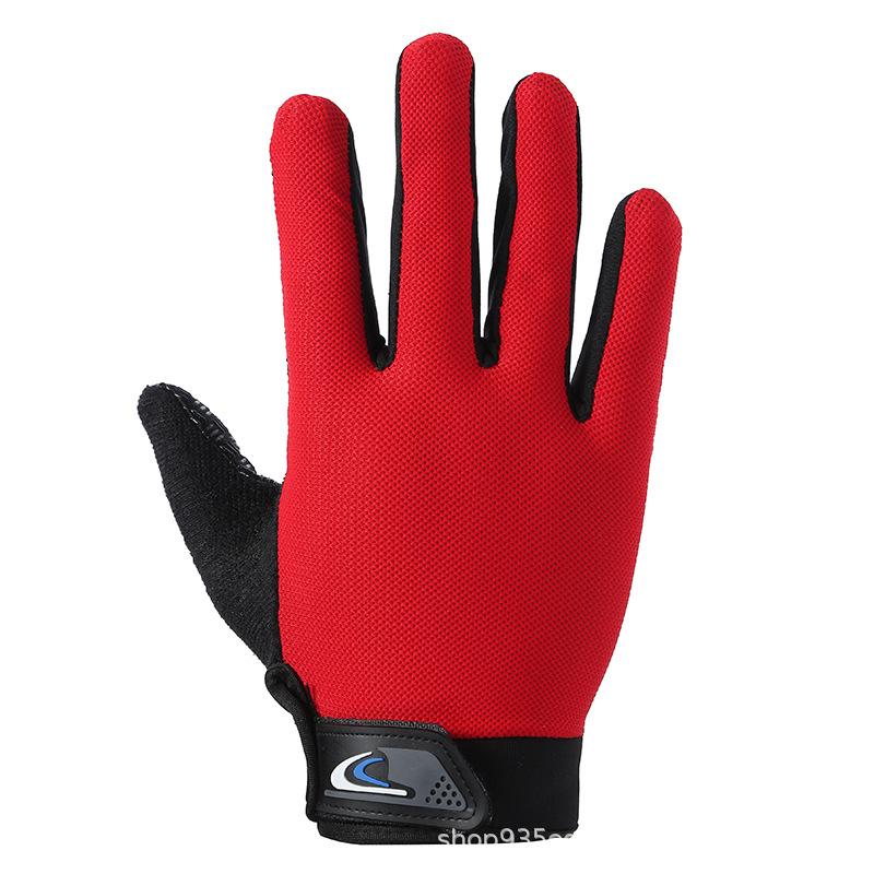 

Фитнес-перчатки Спорт на открытом воздухе бег Альпинизм нескользящие дышащие тонкие велосипедные для вождения защита от солнца Весенние, летние и осенние перчатки average size красный