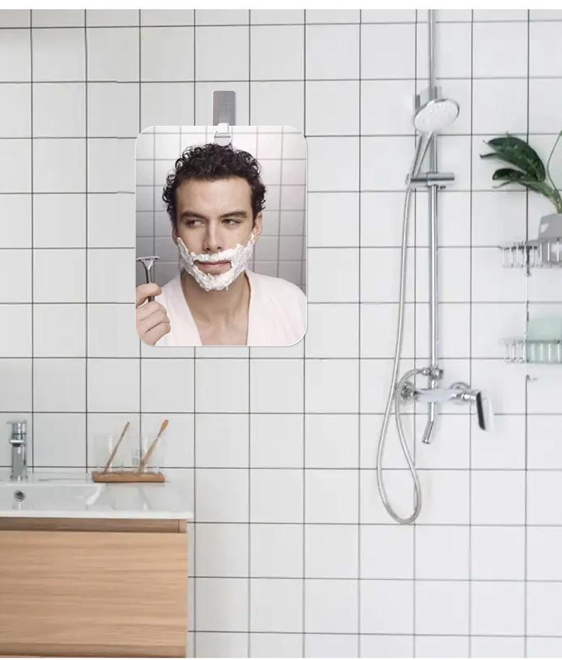 Anti-Fog Acrylic Bathroom Shaving Mirror for Men