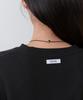 Sayu Pigment Waffle Layered T-Shirt Black