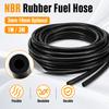 3/1M Black Smooth Nitrile Rubber Hose 3-19mm, Oil Resistant Petrol Diesels Fuel Line for Carburetor, Auto Motorcycle