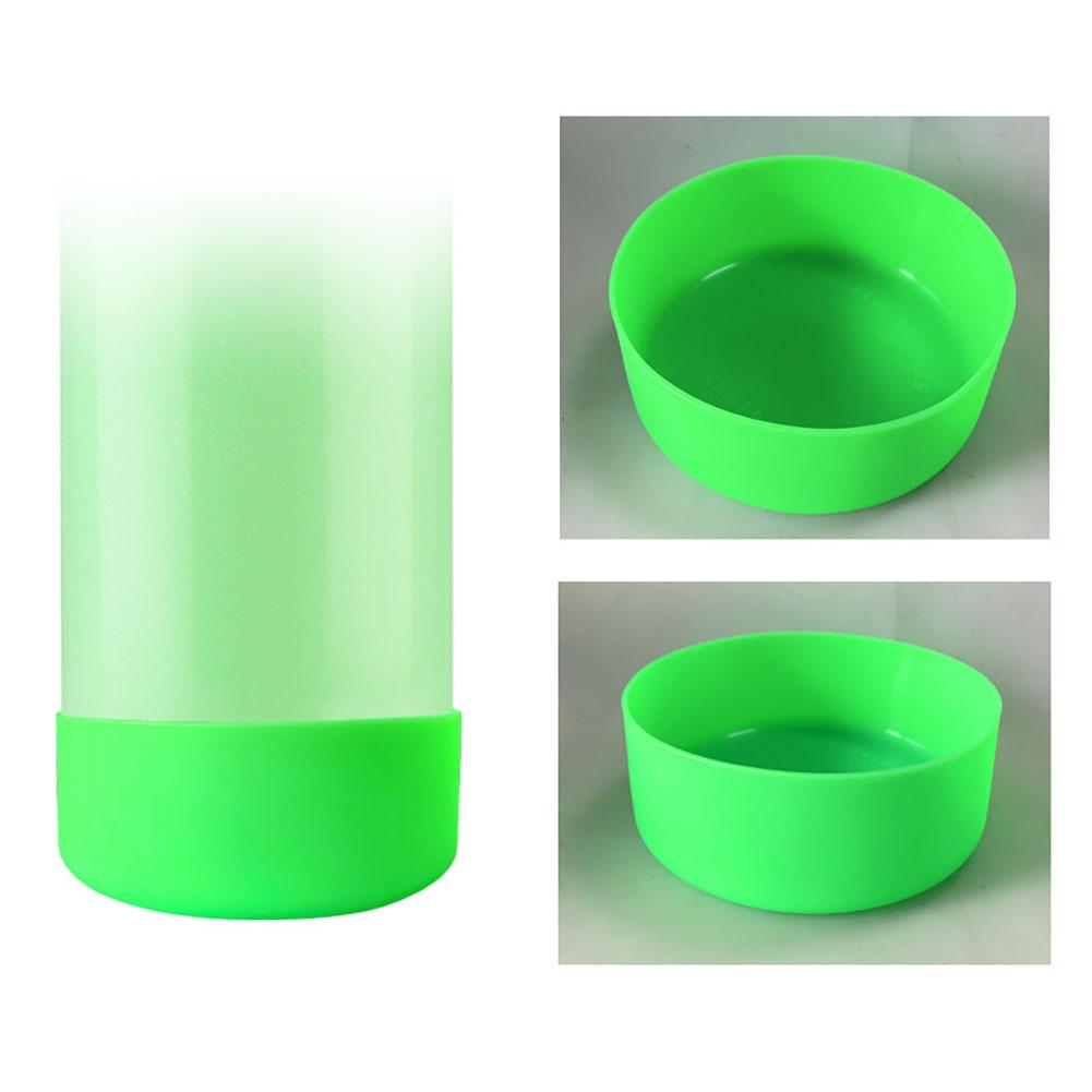 3,56 cala / 9 cm Silikonowy Rękaw Ochronny Antypoślizgowy Odporny na Zarysowania Pokrowiec na Butelkę Odpowiedni do Pojemności 32oz-40oz
