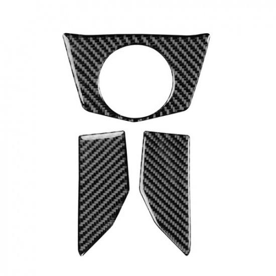 1PC Carbon Fiber Front Ignition Lock Cap Trim for BMW C400GT -