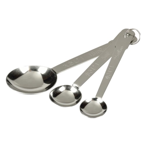 Pearl Metal Herb Kitchen Stainless Steel Measuring Spoons, Set of 3, Made In Japan, C-9776