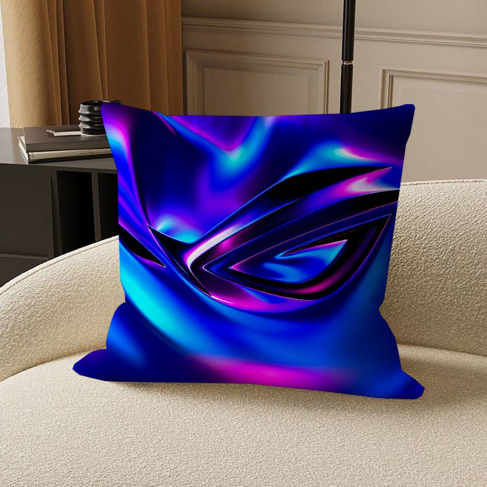 Logo-A-ASUS -ROG Наволочка toon Подарок Наволочка для подушки Спальня Дом Диван Кресло Сиденье Декор наволочка 12x12Inch