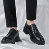 5cm-10cm High Quality Men's Oxford Shoes Luxury Wedding Leather Shoes Fashion Men Business Dress Leather Shoes Zapatillas Hombre