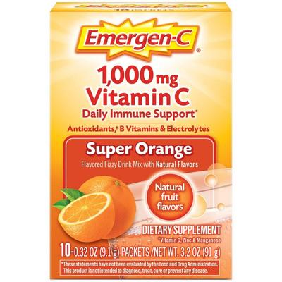 Immersion C Vitamin C 1000mg Fiji Drink Mix Super Orange, 91g, 1 Piece