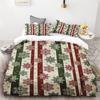 Duvet Cover Christmas Snowflake Three Piece Set One Quilt Cover Two Pillowcases Single Double Bed Queen King Room Decoration