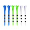 50Pcs Golf Tees Plastic Unbreakable 5 Prongs Head Tee With Stripe Markers 83Mm70Mm Long Ball Holder Low Friction Less Resistance