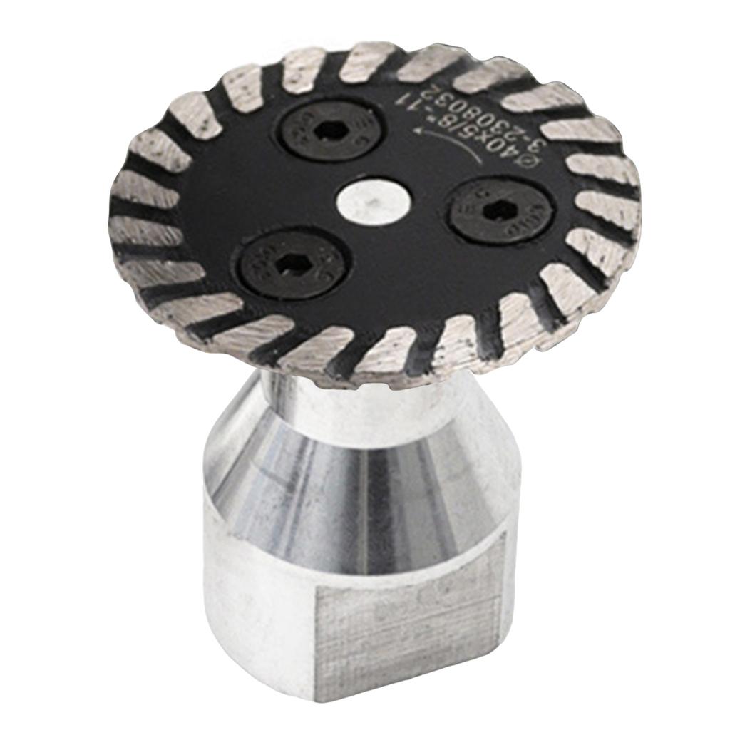 30/40/50mm Mini Diamond-Cutting Blades Removable Flange Small Diamond-Cutting Discs Fast Smoothing Tile Glass Stone Hard Cut