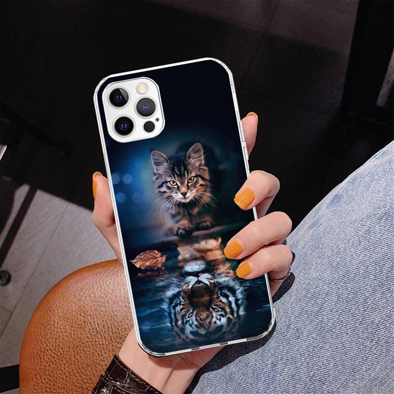 Cool Animal Big Cat Tiger Phnoe Case for Iphone 17 Air 16 16E 11 12 13 Mini 14 Plus 15 Pro Max 7 8 + SE 2020 Phone Cover Coque 1