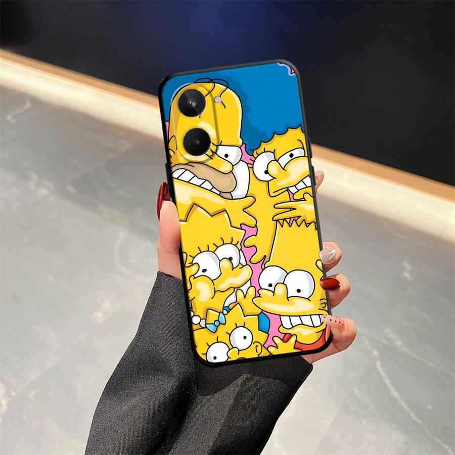 The S-simpsons Cartoon Phone Cover Case for Realme GT Master Neo2 12 14 C15 C12 P3 Ultra C21 Nazro 50 50i 11 Pro C25 C33 C35 C53