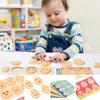 Wooden Emotion Eggs Early Educational Matching Toy For Toddlers And Babies