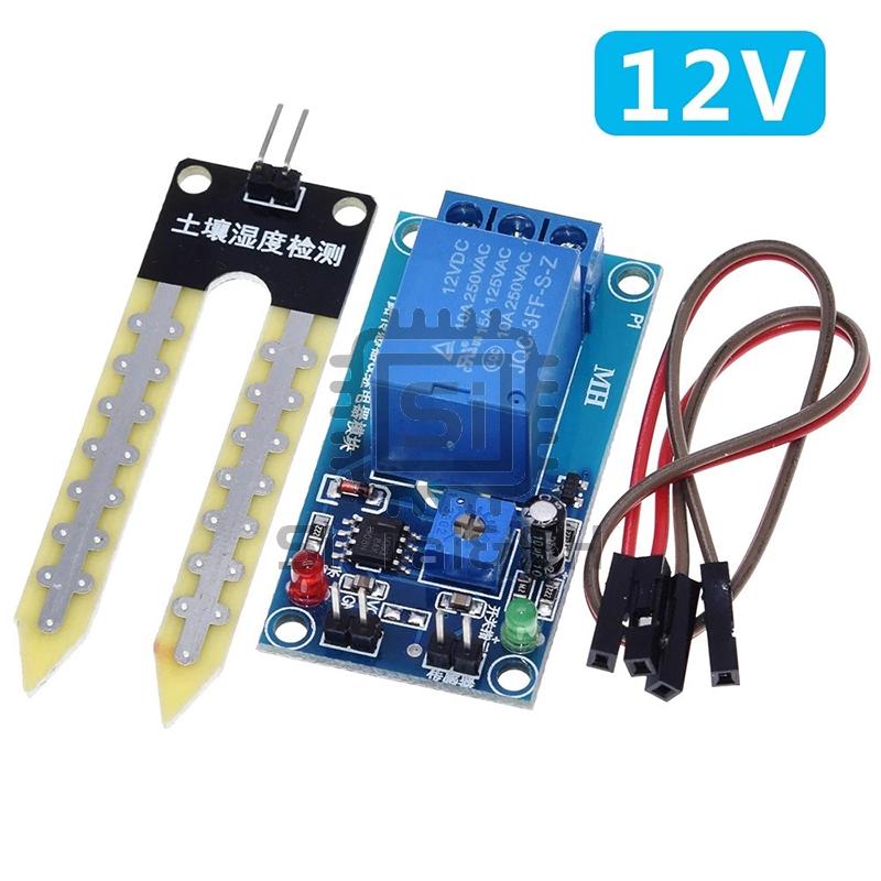 1-5PCS Smart Electronics 3.3V 5V 12V Soil Moisture Hygrometer Detection Humidity Sensor Module For arduino Development Board
