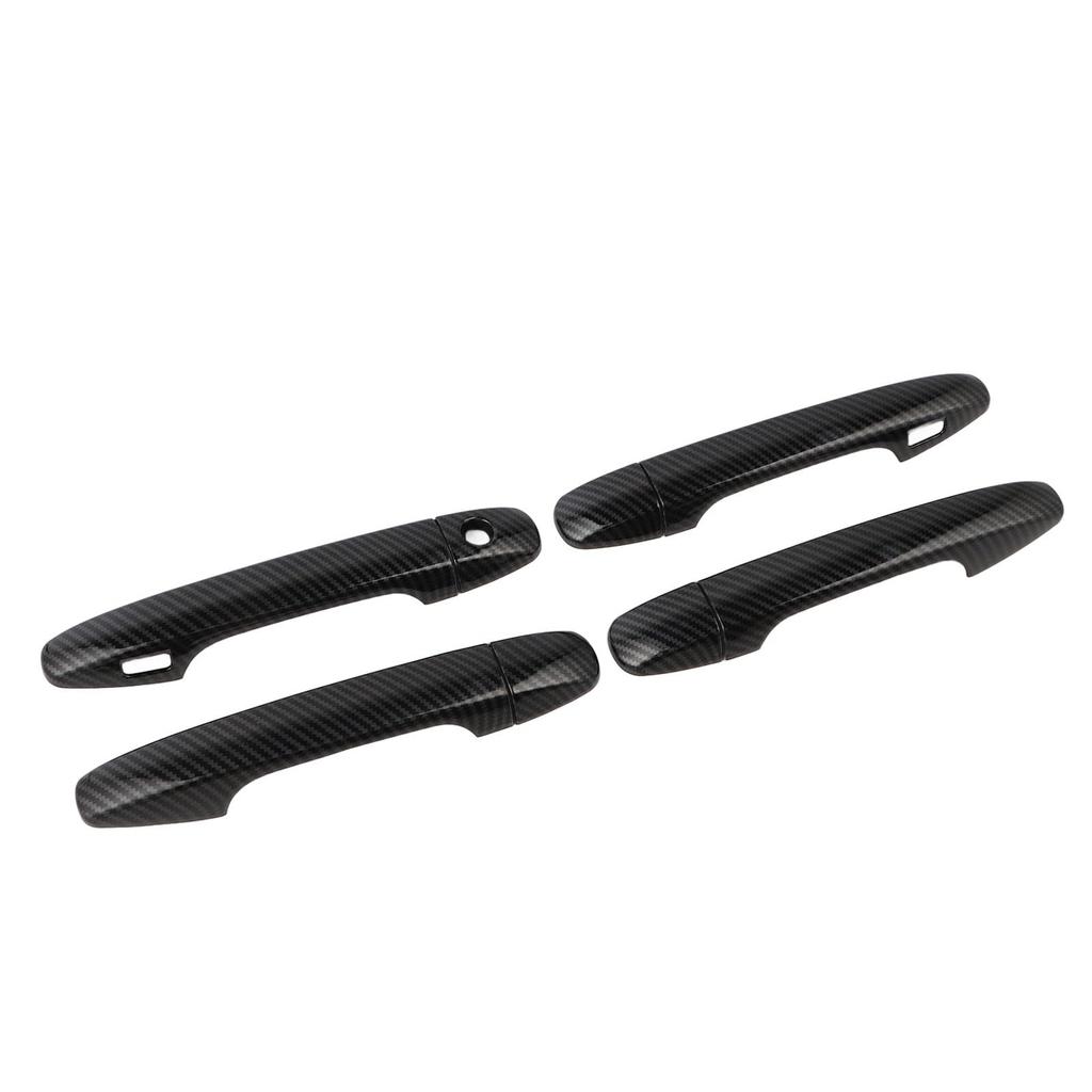 Carbon Fiber Style Door Handle Cover Trim for Subaru Legacy Levorg, Durable ABS Material, Protects the Door Handle, Easy To Install.