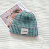 Personalized Woolen Hat  Warm and Transparent Ear Protection Pullover Hat Autumn and Winter Casual and Versatile Outdoor Knitted Hat for Women