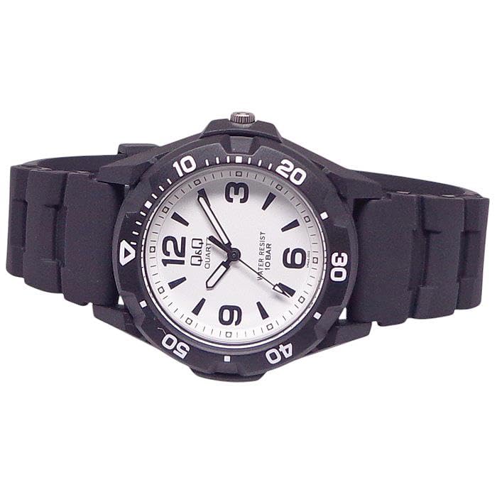 Citizen Sports 10 ATM Water Black Q&Q VR44-002 Men's Watch, Resistant,