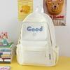 Schoolbag New Casual Student School Bag Women's ins Niche Simple Large Capacity Versatile Alphabet Junior High School Student Backpack