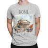 Watercolor Design Of The Pantheon Rome Italy Novelty 100 Cotton Tshirt Pantheon Tees Tops For Unisex