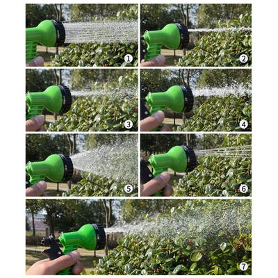 Pistola a Spruzzo per Tubo da Giardino Pistola a Spruzzo per Tubo da Giardino 7 Modelli Regolabili Ugello per Tubo Ugello a Spruzzo ad Alta Pressione
