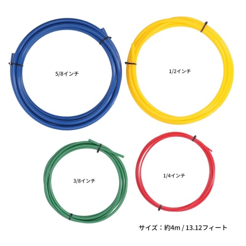 Reusable Manual Copper Pipe Bender with PE Plastic Elbow Strips, 4 Meters, 1/4", 3/8", 1/2", and 5/8", 4 Pieces