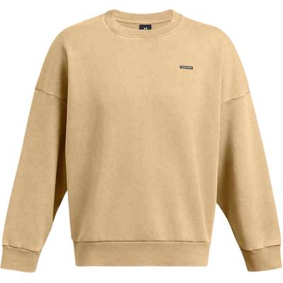 Icon Crew Neck Comfortable Long Sleeve Sweatshirt Men Sweatshirt Light-Brown 1386553-263
