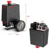 Preciva Luftkompressor Druckschalter Regelventil mit 4-Wege-Ventil Luftdruckregler 0-180 PSI / Sicherheitsdruckentlastungsventil / Gewinde Rohr &