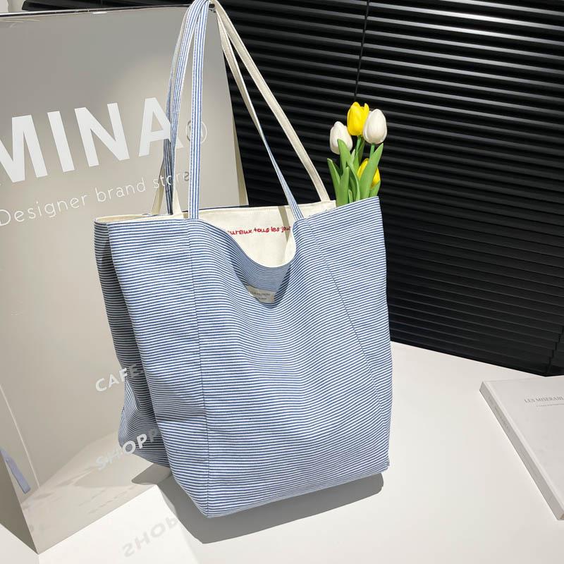 New niche design casual shoulder bag large capacity tote bag personalized trend student simple fashion commuter bag