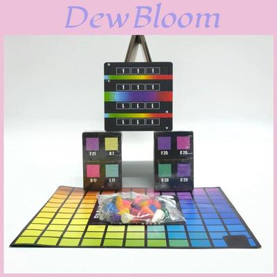 Hues And Cues Um Jogo de Adivinhação de Cores Pistas Quebra-cabeça Brinquedo com Componentes de Plástico para Atividades Familiares e de Festa